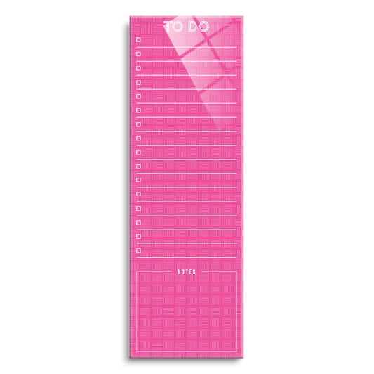 Neon Pink To Do List | 8x24