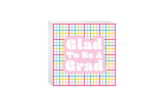 Glad To Be A Grad Colorful Grid | 5x5