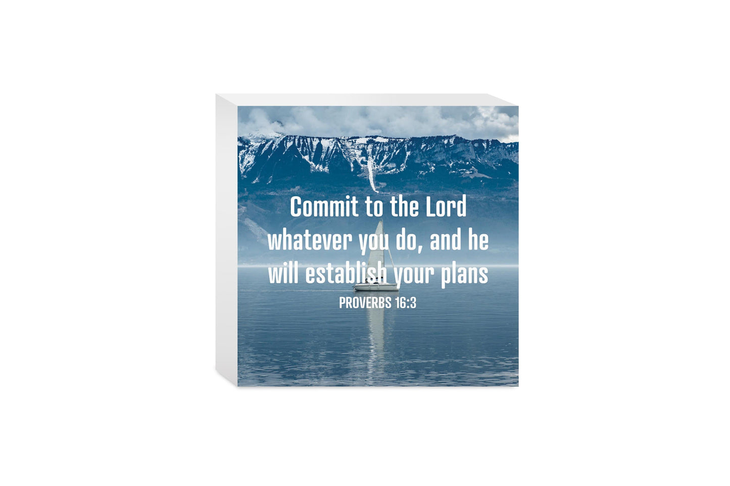 Commit To The Lord Sailboat | 5x5